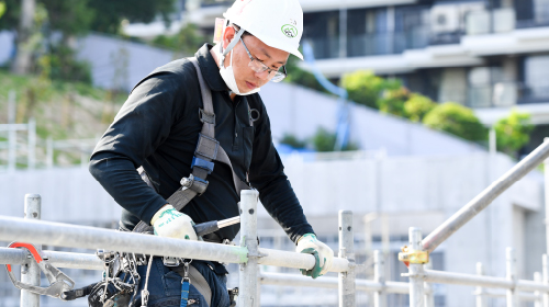 組立工事 自社職人、専属職人にて自社施工(材工)